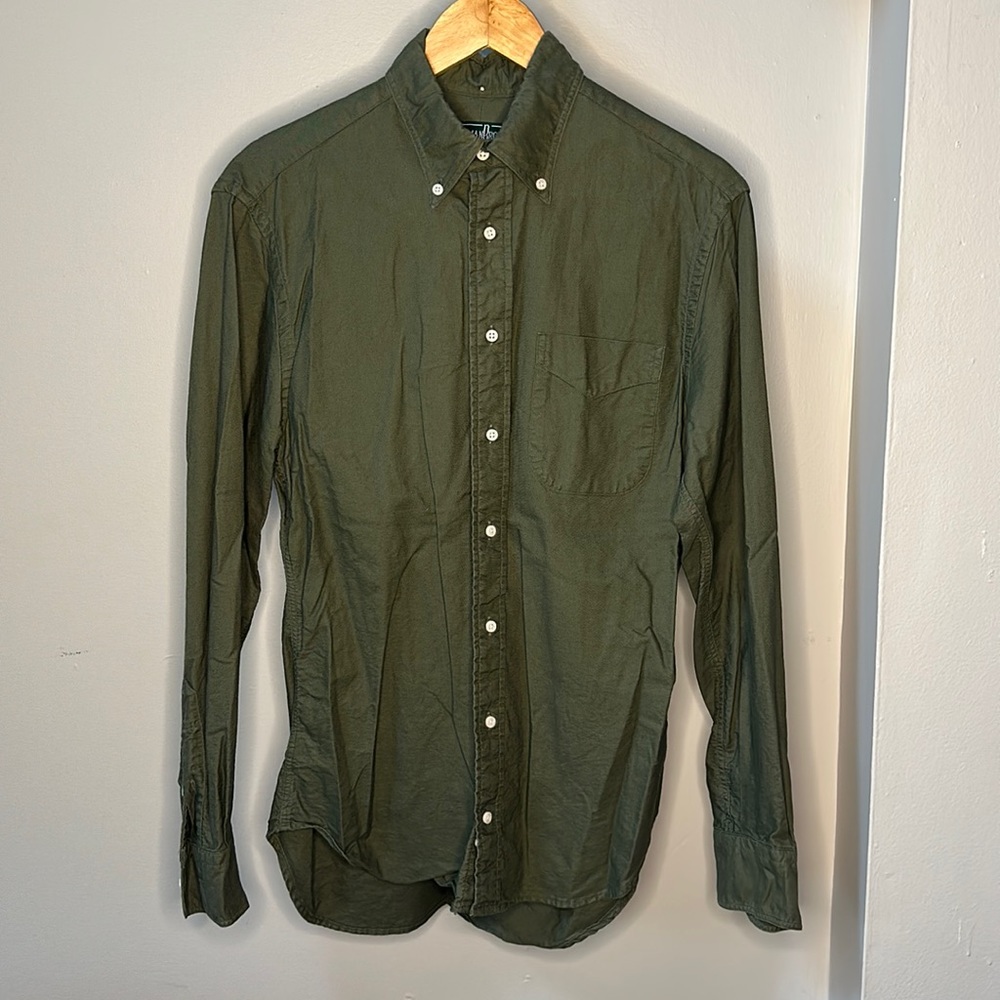 Gitman Bros green button down